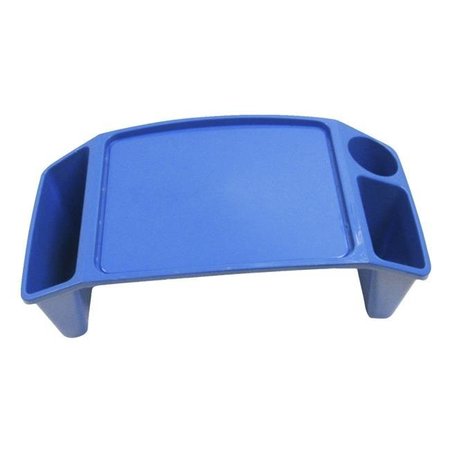 DIAL INDUSTRIES Dial Industries 2006372 8 x 21 x 12 in. Stackable Lap Tray; Blue 2006372